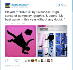Hideo Kojima rivela il suo gioco preferito del 2014