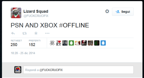 Lizard Squad manda offline PSN e Xbox Live