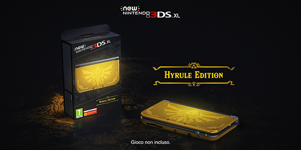 Nintendo New 3DS XL Hyrule Edition e Hyrule Warriors Legends saranno disponibili dal 24 marzo in Italia