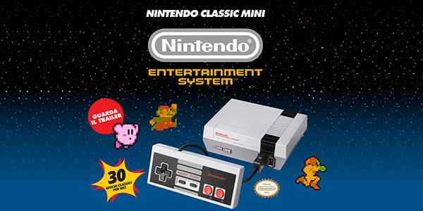 Da oggi è disponibile ufficialmente Nintendo Classic Mini: Nintendo Entertainment System