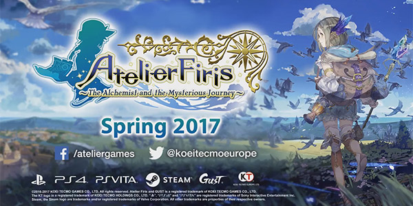 Atelier Firis: The Alchemist and the Mysterious Journey – Annunciato su PC, PS Vita e PS4 in Europa