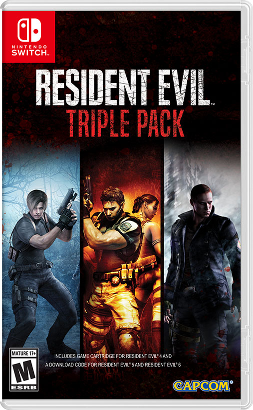 Resident Evil Triple Pack confermato ufficialmente per Switch, conterrà dal quarto al sesto capitolo!
